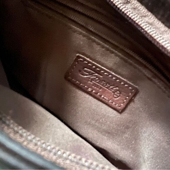 Fossil Brown Leather Mini Crossbody Bag - Picture 13 of 15